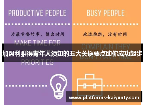 加盟利雅得青年人须知的五大关键要点助你成功起步